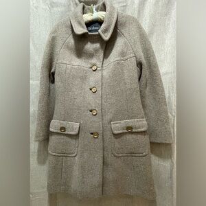 VTG Jacobson’s Wool tan, beige overcoat small/medium